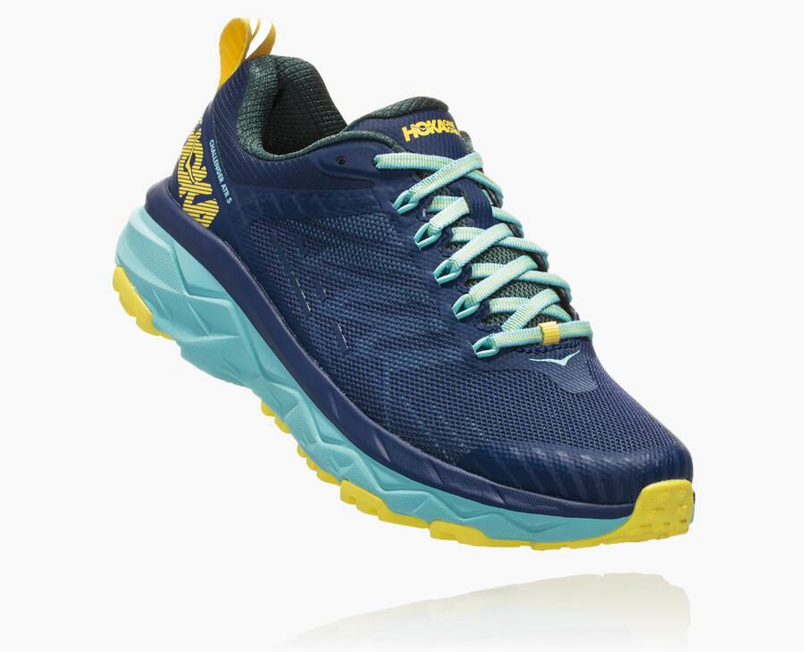 Hoka Australia One One Challenger ATR 5 - Womens Trail Shoes Blue - ACJIM-3654